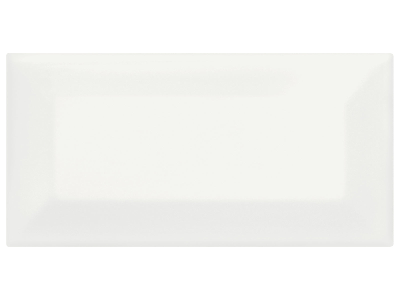 3" x 6" Soho Beveled White Glossy Ceramic Wall Tile $3.69/sf 10.66 sf/box